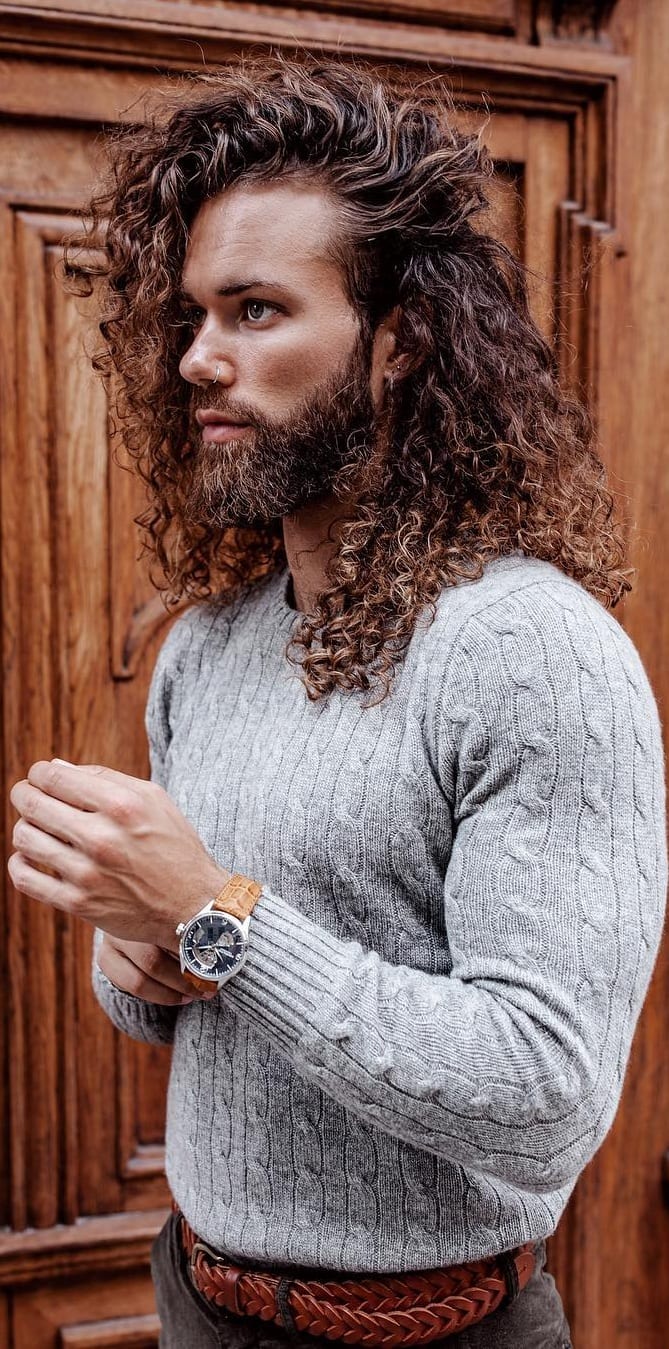 27 Best Long Hairstyles For Men - It gives men a rugged ... (669 x 1349 Pixel)