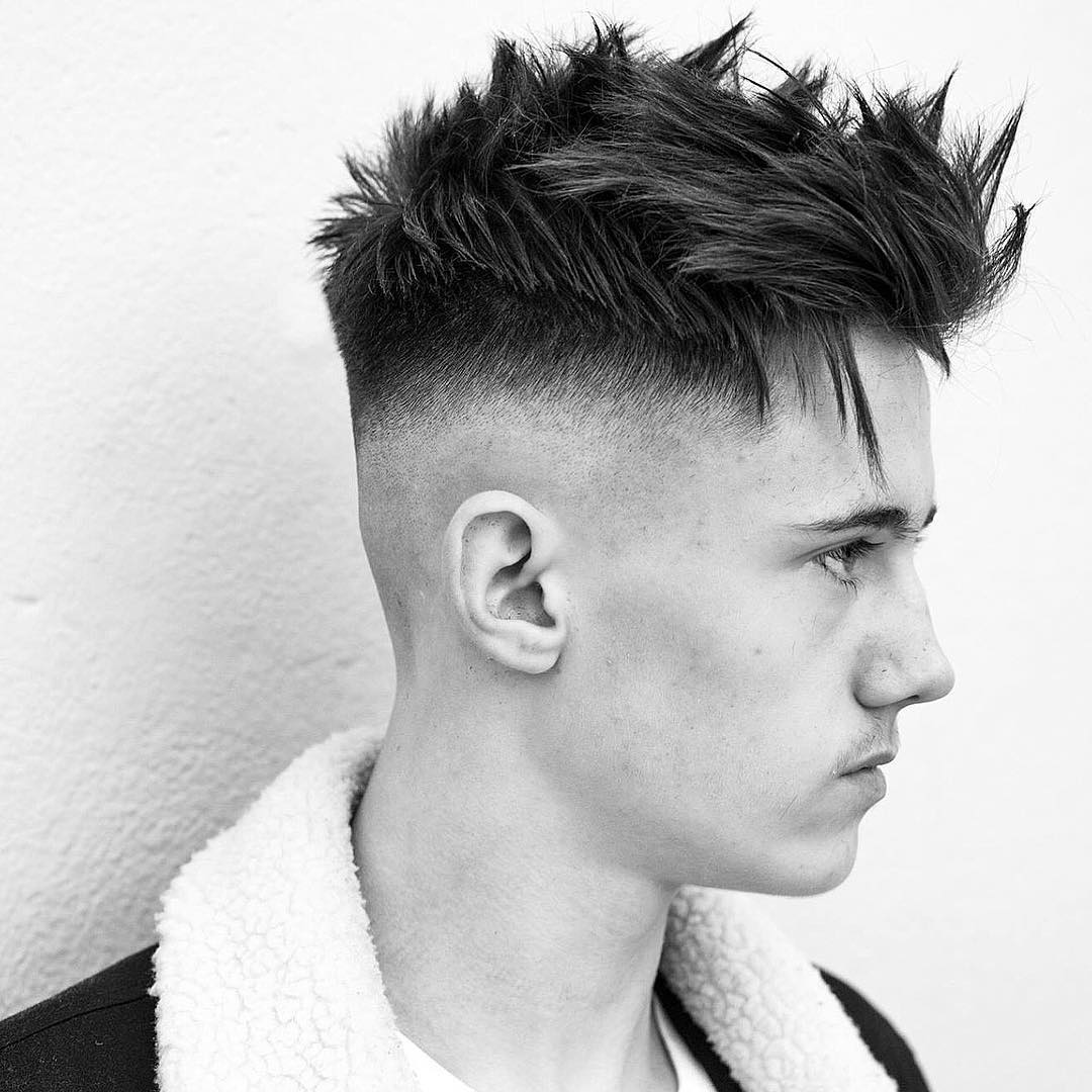 How To Get The Mohawk Look With Undercut Or Fade (1080 x 1080 Pixel)