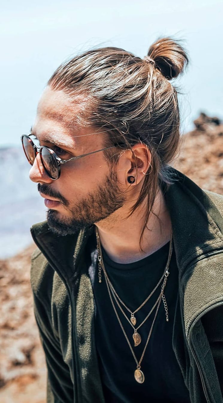 The High Ponytail Hairstyle For Men To Try In 2020 (745 x 1345 Pixel)