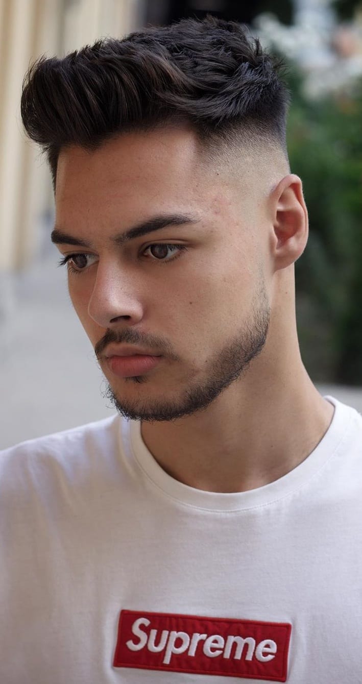 19 Popular Side Fade Haircuts For Men To Try In 2020 (709 x 1340 Pixel)